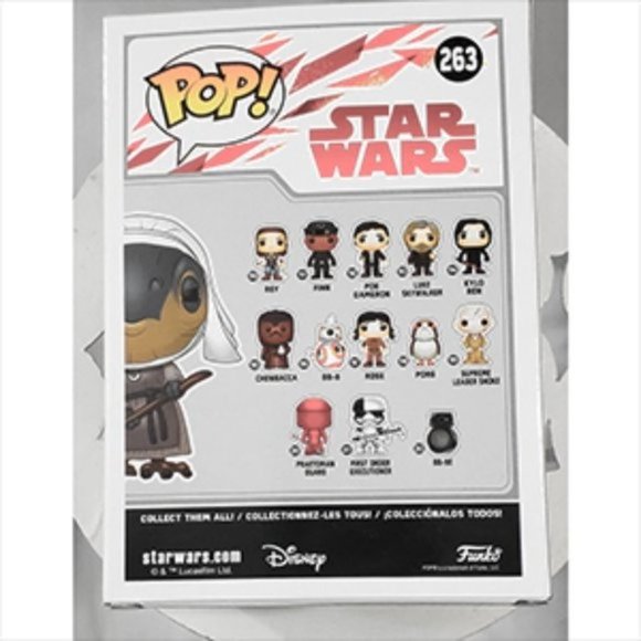 AUTHENTIC STAR WARS #263 FUNKO POP CARETAKER FEMAIL LUKE SKYWALKER NEW IN BOX - Picture 4 of 4